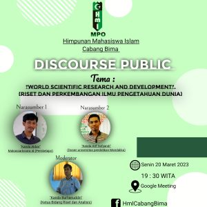 HMI Cabang Bima Gelar Dialog Publik Perkembangan Peradaban Dunia