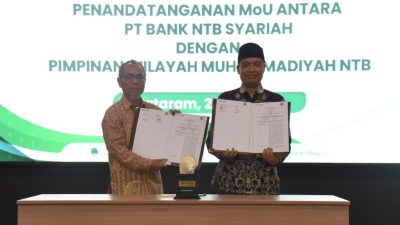 Bank NTB Syariah Teken MoU dengan PW Muhammadiyah NTB