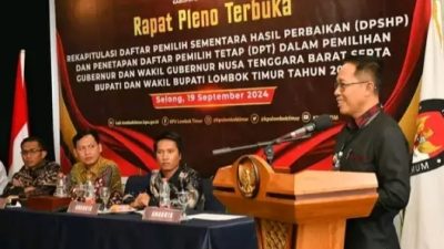 Pj Bupati Lombok Timur Apresiasi Kinerja KPU dan Bawaslu dalam Pilkada