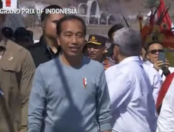 Didampingi Menpora dan Menteri BUMN, Jokowi Nonton Balapan MotoGP di Lombok