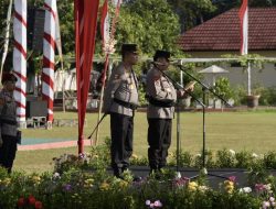 Serah Terima Pataka Kapolda NTB dari Irjen Pol Umar Faruq kepada Irjen Pol Hadi Gunawan