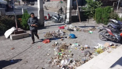 Warga Sembalun Lawang Lombok Timur Gelar Aksi Protes Terkait Penanganan Sampah