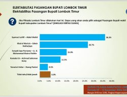 Survei Terbaru, Paslon Luthfi Wahid Unggul di Pilkada Lombok Timur 2024