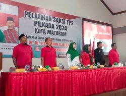 Amankan Suara Rohmi-Firin di Pilkada NTB 2024, PDI Perjuangan Kota Mataram Latih Ratusan Saksi TPS 