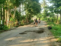 Jalan Selaparang Matua Rusak, Dinas PUPR Dompu Alokasikan Rp 200 Juta untuk Perbaikan