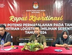 KPU Kota Bima Gelar Rapat Koordinasi Mitigasi Potensi Masalah Menjelang Pemilu 2024