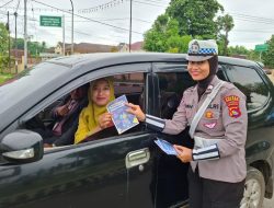 Sat Lantas Polres Bima Kota Gelar Sosialisasi Keselamatan Berlalu Lintas untuk Pengendara